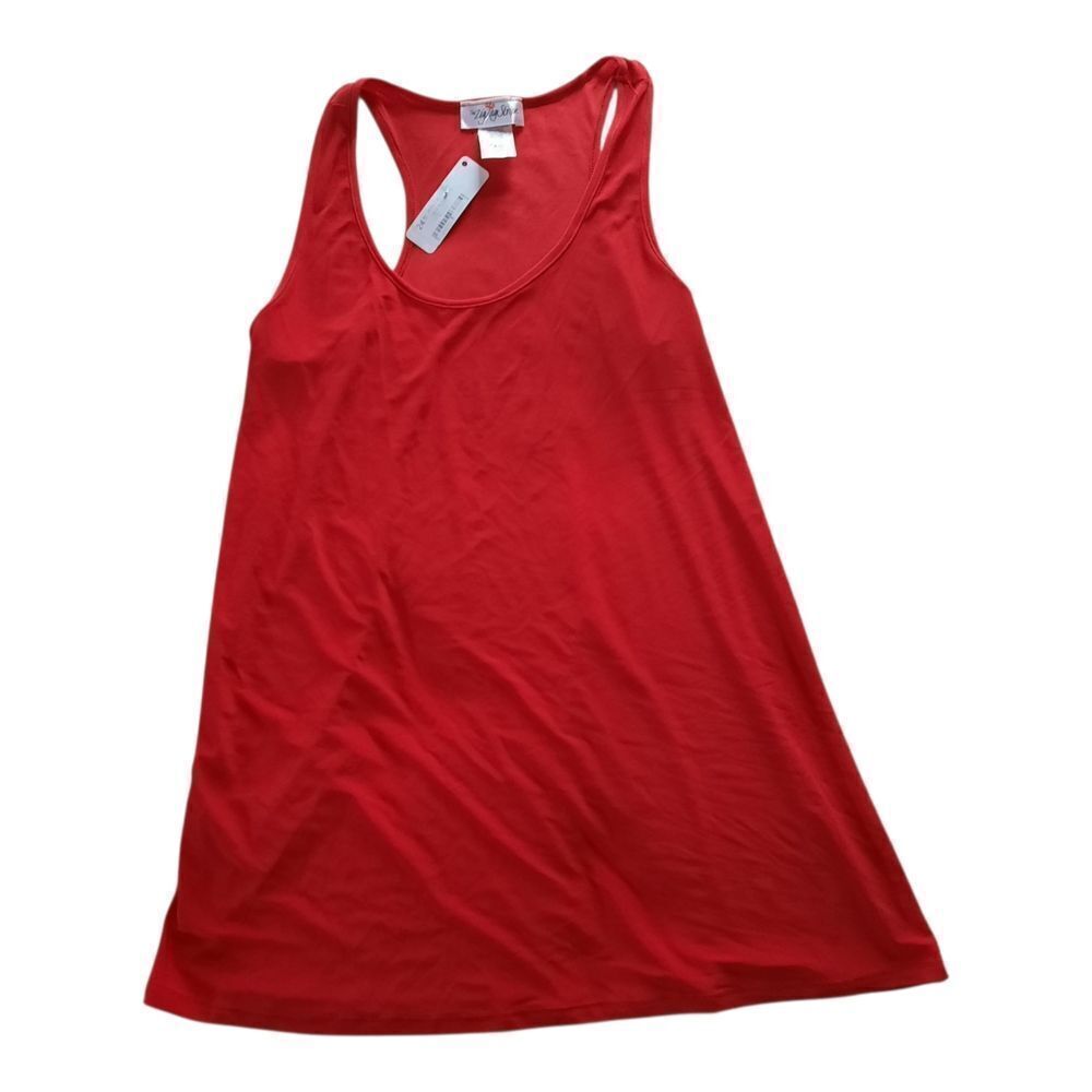 The ZigZag Stripe Red Sleeveless Top